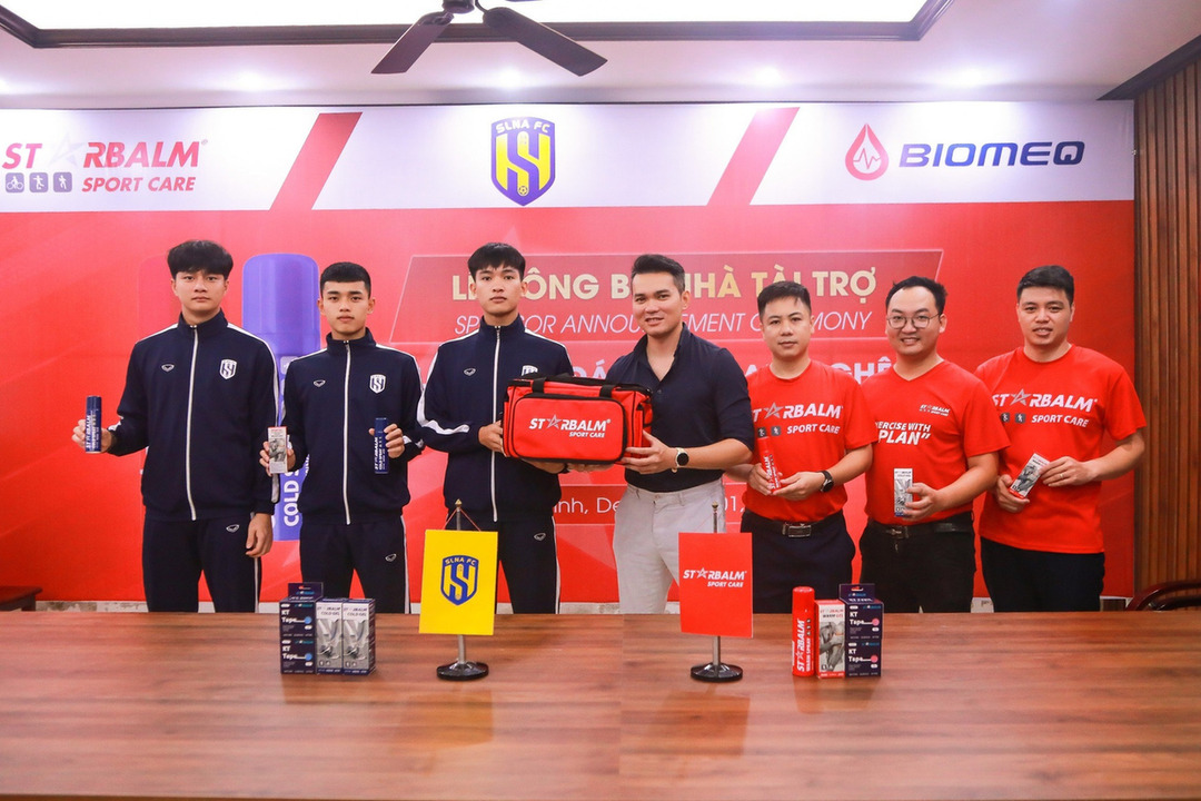 STARBALM TRỞ THÀNH ĐỐI TÁC Y TẾ CỦA CLB BÓNG ĐÁ SÔNG LAM NGHỆ AN