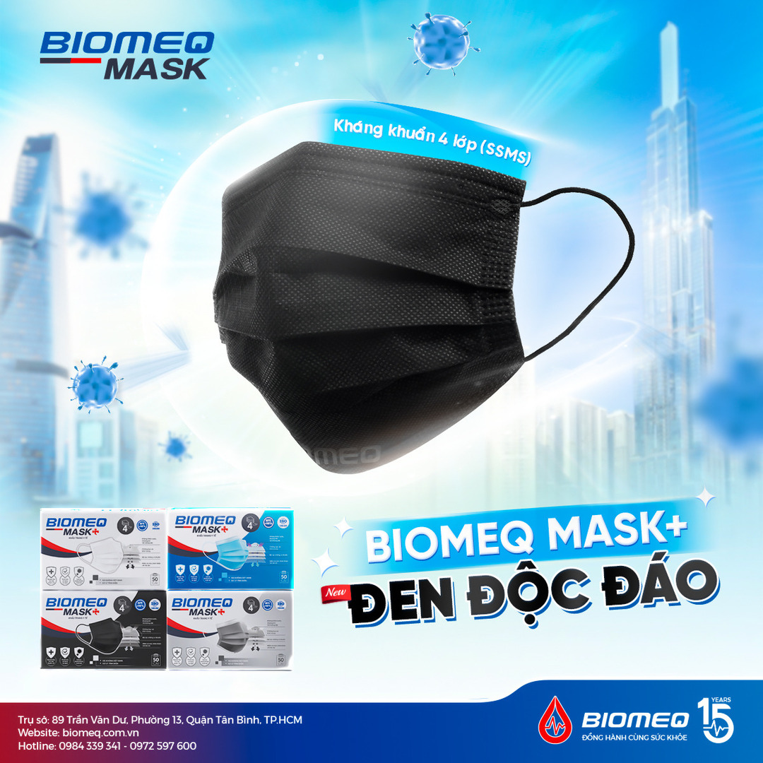 BIOMEQ MASK+ NAY ĐÃ CÓ DIỆN MẠO “MÀU ĐEN”