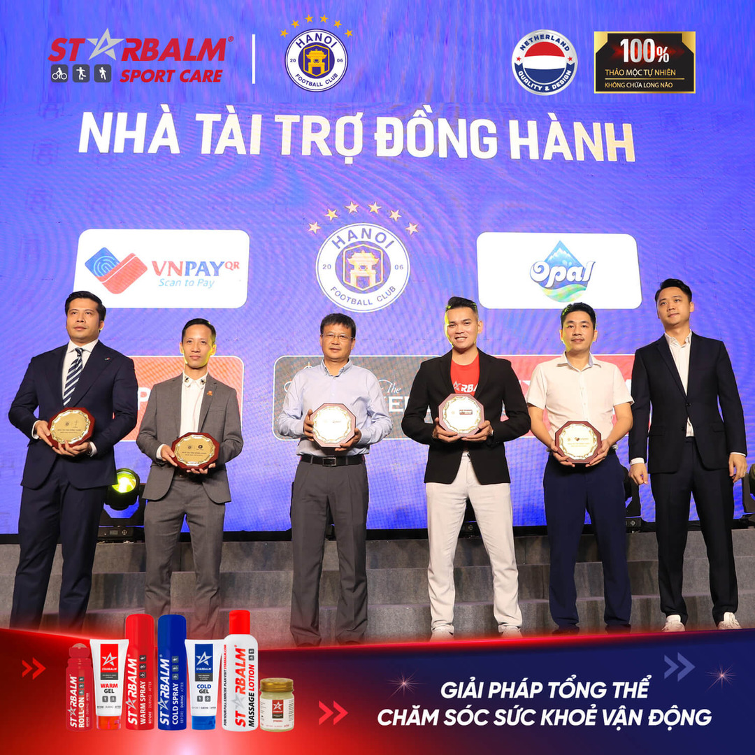 STARBALM ĐỒNG HÀNH CÙNG CLB BÓNG ĐÁ HÀ NỘI MÙA GIẢI 2023/2024