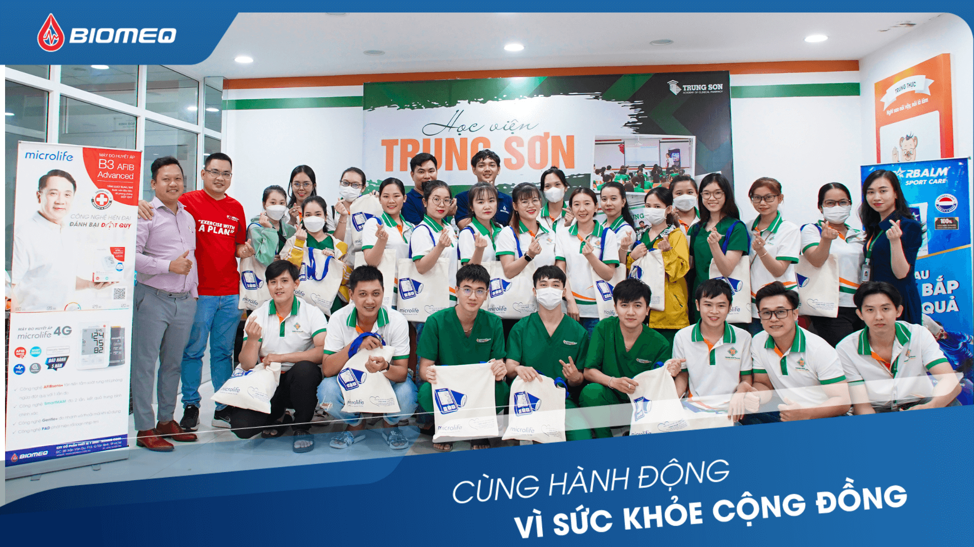 BIOMEQ TỔ CHỨC BUỔI ĐÀO TẠO SẢN PHẨM CHO HỆ THỐNG NHÀ THUỐC TRUNG SƠN TẠI CẦN THƠ & VĨNH LONG