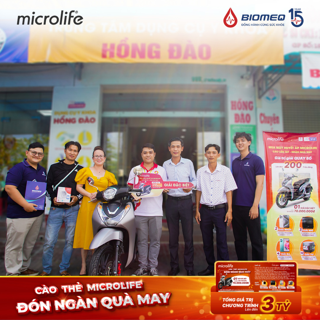 LỘ DIỆN 20 KHÁCH HÀNG TRÚNG THƯỞNG TRONG CHƯƠNG TRÌNH QUAY SỐ “MUA MÁY HUYẾT ÁP MICROLIFE – CÀO LIỀN TAY – NHẬN QUÀ MAY”